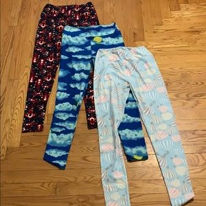 LuLaRoe OS Leggings 3 pairs!